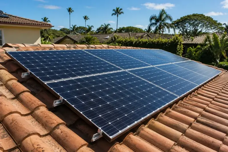 Installation de panneaux solaires à Pouillon